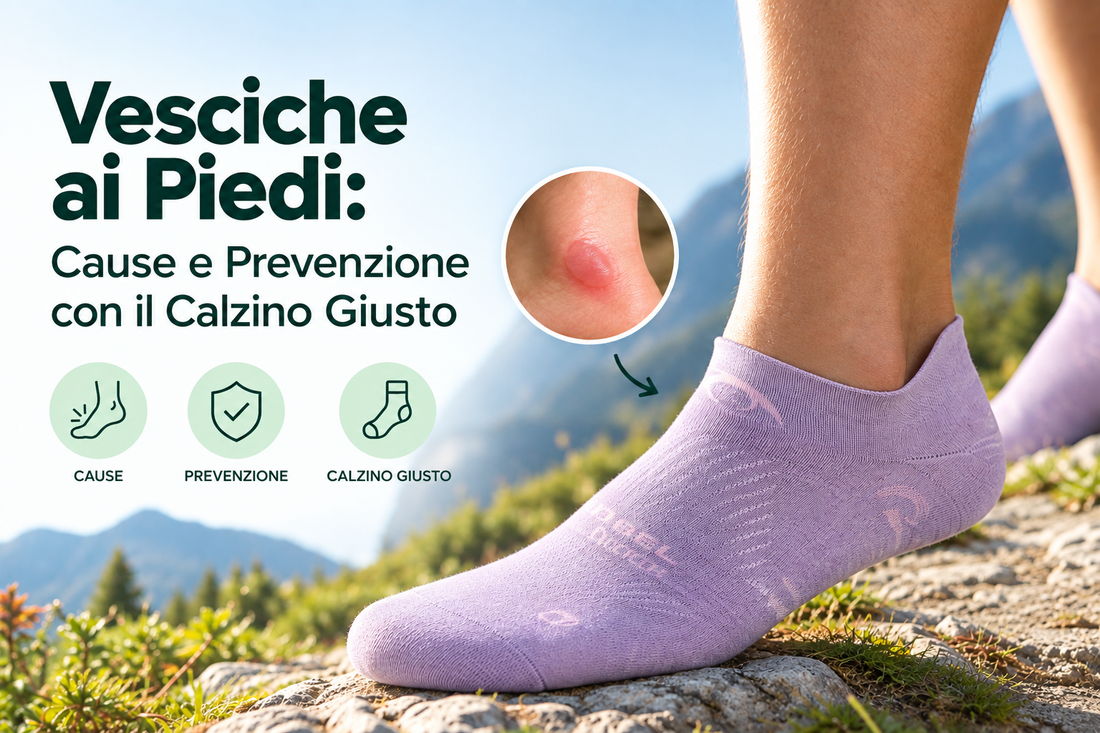 Vesciche ai Piedi: Cause e Prevenzione con il Calzino Giusto