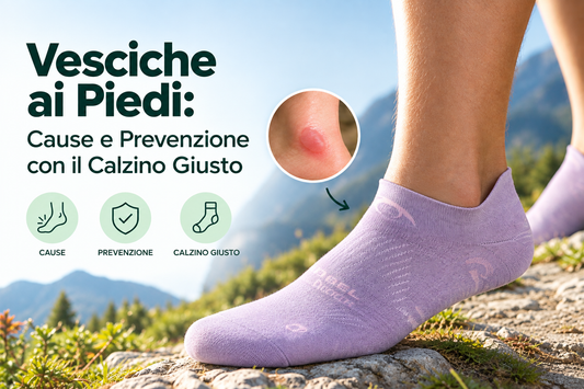 Vesciche ai Piedi: Cause e Prevenzione con il Calzino Giusto