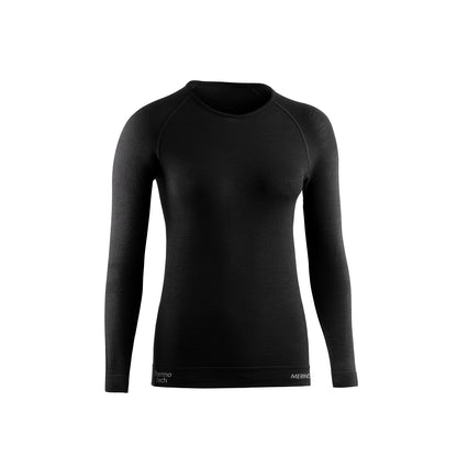 Merino dry long sleeves W - black