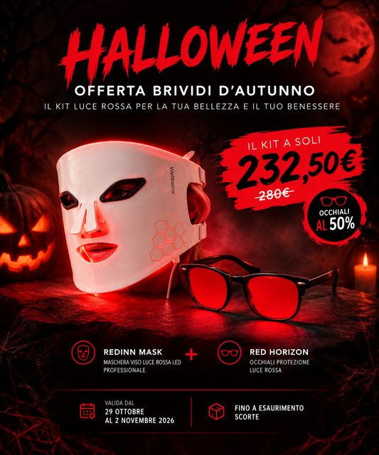 Kit Viso e Occhi Luce Rossa – Redinn Mask + Red Horizon