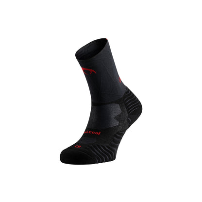 Stone Pro five compression - black/red