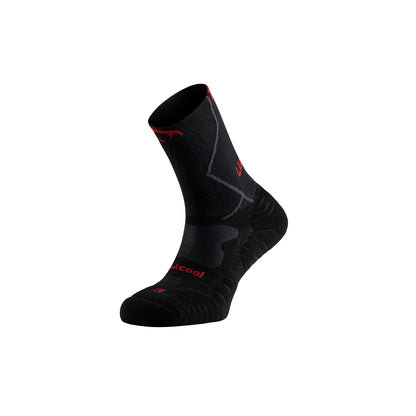 Traction Pro five compression - black/red