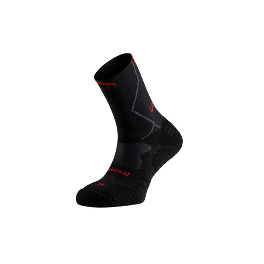 Traction Pro five compression - black/red