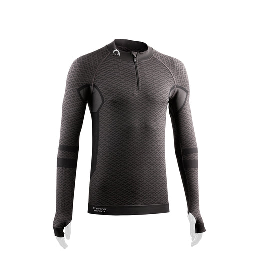 Volcano Long Sleeves Zip - dark grey