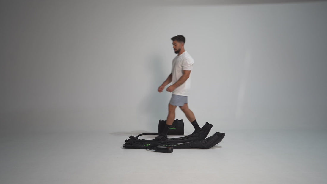 Highfly Pro Max in uso durante una sessione di pressoterapia